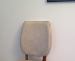 Chaise de style scandinave vintage des années 70 