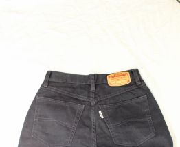 short taille haute noir vintage