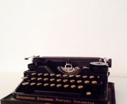  Machine à écrire vintage de collection Underwood des années 1920