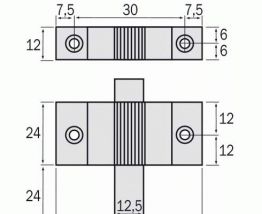  Loqueteaux pour châssis aluminium laqué blanc LA CROISÉE DS