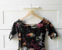 Haut épaules dénudes imprimés fleuris River island