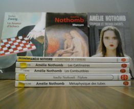 Collection de 8 Livres d'Amélie Nothomb pas cher