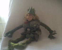 Poupée Elfe Chiffon et céramique