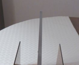 porte revue vintage en plexi fumé