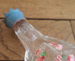 Statuette Vierge Marie eau bénite Lourdes - vintage