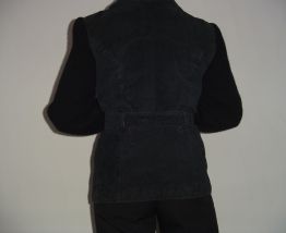 Veste vintage cuir/acrylique René Derhy 38/40