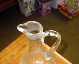 Carafe en Verre Soufflée avec son bouchon