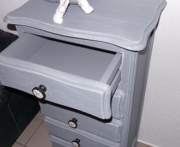 Chiffonnier gris fusain 