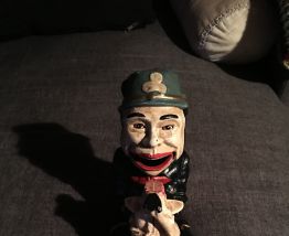 Tirelire fonte vintage 