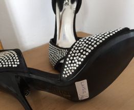 Escarpins noirs / strass