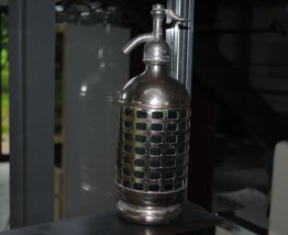 SIPHON EN ETAIN ET VERRE