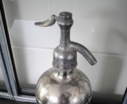 SIPHON EN ETAIN ET VERRE