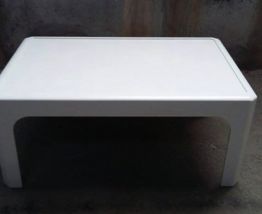TABLE BASSE GILAC BLANCHE N°1871 VINTAGE