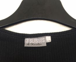 Crop top noir 3suisses