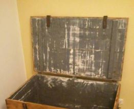 COFFRE VINTAGE ANNÉE 60 INDUSTRIEL