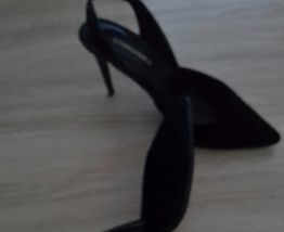 escarpins velours et écaille noir 