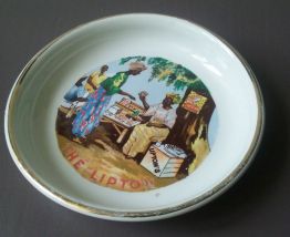 Cendrier coupelle publicitaire Lipton