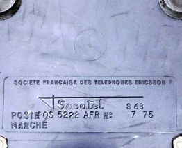 TÉLÉPHONE S63 FABRIQUE PAR ERICSSON EN NORMANDIE