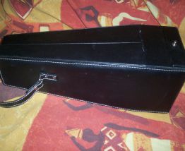 VALISETTE simili-cuir luxe pour transport bouteille champagne vin etc 