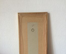 Cadre vintage canevas fleurs 