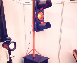 Feu tricolore déco industrielle