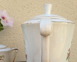 Théière et sucrière semi-porcelaine