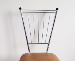 Lot 3 Chaises scandinave métal années 70