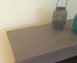 Table de chevet vintage pieds compas pas cher