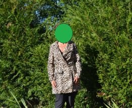 Veste leopard vintage