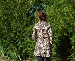 Veste leopard vintage