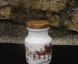 petit pot vintage pour condiment ou autre