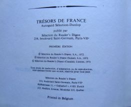 Trésors de France Autoguide Dunlop Reader’s Digest 1972 Vintage