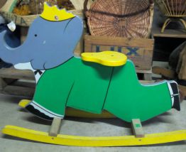Bascule en bois Babar - fabriqué en France par Vilac