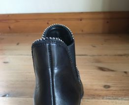 bottines noires André chelsea boots