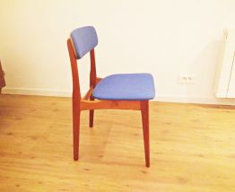6 chaises scandinaves vintage
