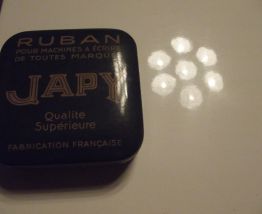 lot boites anciennes métal japy et encre noire