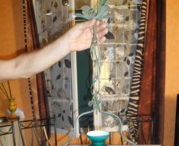 lustre en fer forgé