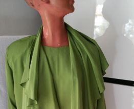 Ensemble habillé 3 pièces vert amande