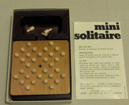 Jeu mini solitaire - Edmond Dujardin 