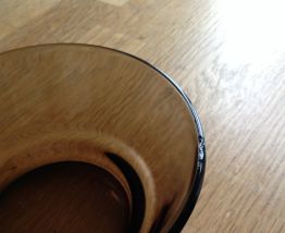 Coupelles Vereco noir fumé