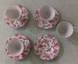 4 tasses à café vintage