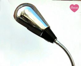  Lampe de bureau chrome articulé style Jumo 1970