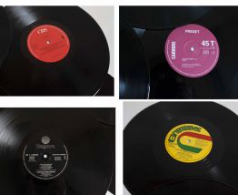 lot vinyles Preset, Gibson Brothers, Gregory Isaac, Kassav