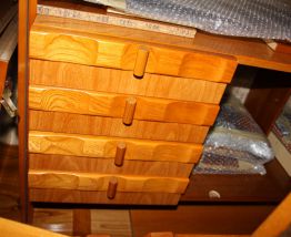 important buffet living enfilade, design scandinave vintage fin 1960/deb 1970