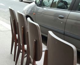 Quatre chaises vintage