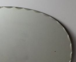 Très beau miroir biseauté vintage des années 30