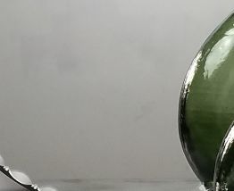 Beau miroir rond biseauté des années 30