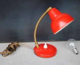 Petite lampe bureau métal année 70