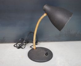 Lampe bureau cocotte noir vintage