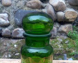 Pots d'apothicaire en verre - vintage